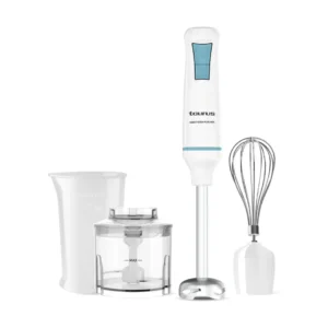 batidora de mano Taurus Robot 1000 Plus Inox 1000W con accesorios para triturar, batir y mezclar alimentos fácilmente