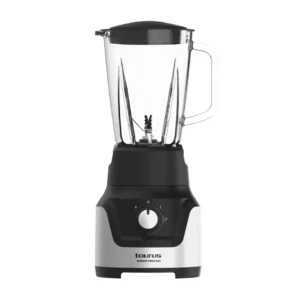 batidora de vaso Taurus Magnum Press 1500 de 1500W con jarra de cristal para batidos, smoothies y triturado de alimentos