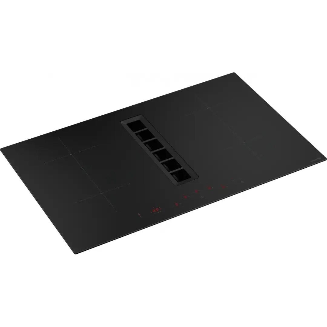 placa de inducción Mepamsa Indu Value de 83 cm con 4 zonas de cocción, campana extractora integrada y potencia de 7,2 kW clase A+