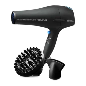 secador Taurus Fashion Professional 2300W con motor AC profesional para un secado potente y rápido del cabello