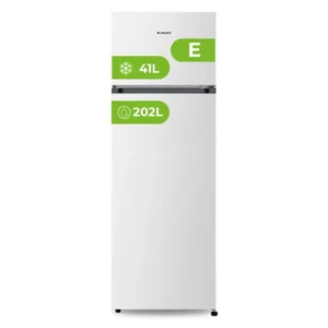 Frigorífico 2 puertas Aspes AF-165501E de 243 litros en color blanco, sistema mecánico, eficiencia energética E y 4 estrellas de congelación