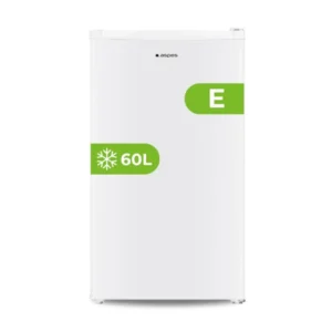 Congelador vertical Aspes ACV-85502E de 60 litros en color blanco, sistema mecánico, eficiencia energética E y 4 estrellas de congelación