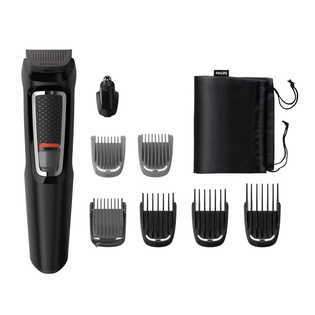 Cortapelos multigroom Philips MG3730/15 8 en 1 con 60 minutos de autonomía y accesorios para cortar cabello, barba y perfilado