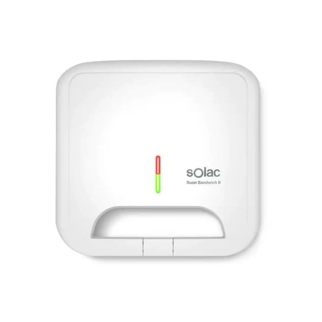 sandwichera Solac SD-5054 Buon Sandwich 750W para preparar dos sándwiches con tostado uniforme y rápido