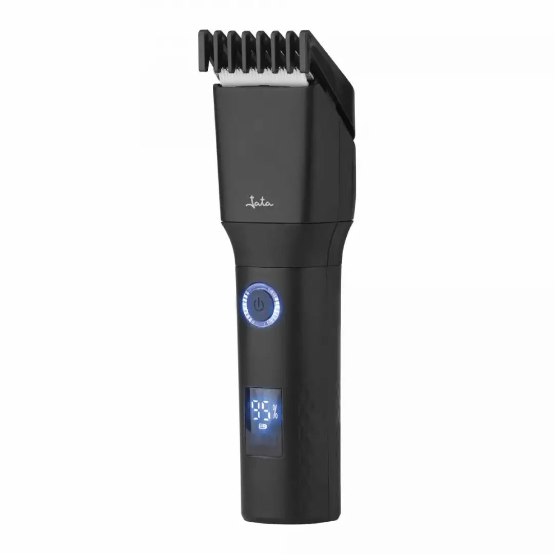 cortapelos JATA JBCP-3700 recargable con 7 posiciones de corte para precisión profesional en cabello y barba