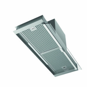 campana integrable Cata Corona X 90/B en acero inoxidable con capacidad de extracción de 600 m³/h y eficiencia energética clase A para cocina