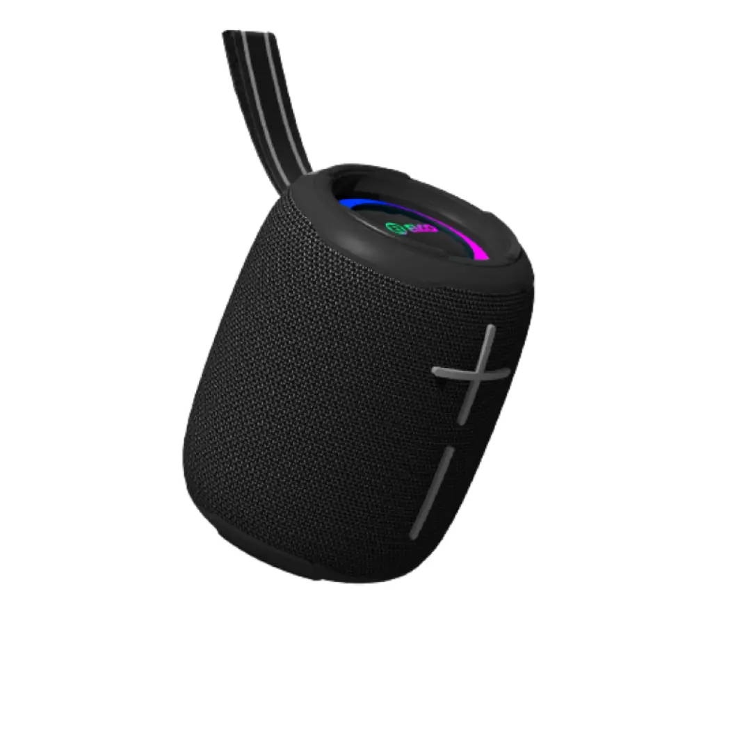 Altavoz Bluetooth ELCO PA-60 portátil 10W con radio FM y conexiones USB y SD vista frontal