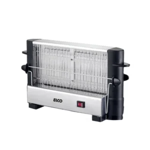 Tostador vertical ELCO PT-1082 de acero inoxidable para 4 rebanadas vista frontal