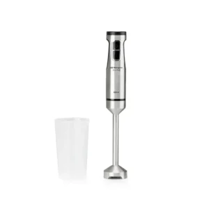 Batidora de mano Orbegozo BT-3015 de 1500W en acero inoxidable con vaso medidor de 700 ml