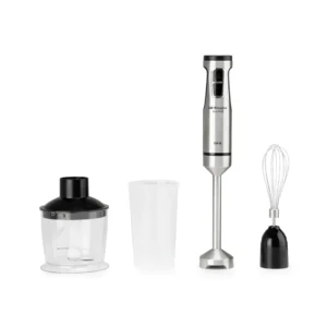 Batidora de mano Orbegozo BT-5015 de 1500W en acero inoxidable con accesorios incluidos