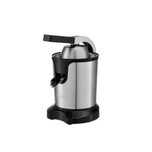 Exprimidor de palanca ELCO PEX-600A de 600W en acero inoxidable con dos conos para cítricos
