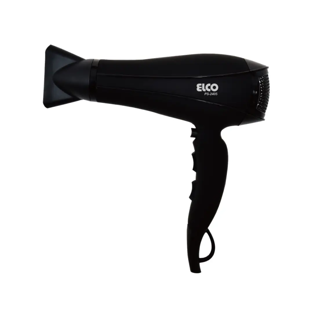 Secador de pelo ELCO PS-2405 de 2400W con función ionizadora difusor y boquilla concentradora