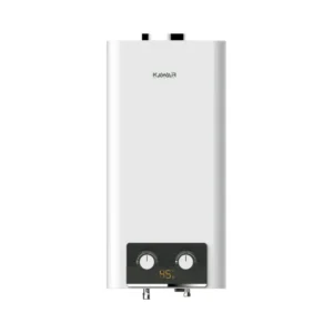 Calentador atmosférico KAWAIR KW-CLA-11NOXSILGLP de 11 litros formato slim con display digital