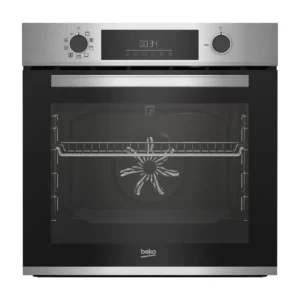 Horno multifunción Beko BBIE-12300XMP en acero inoxidable vista frontal 60 cm