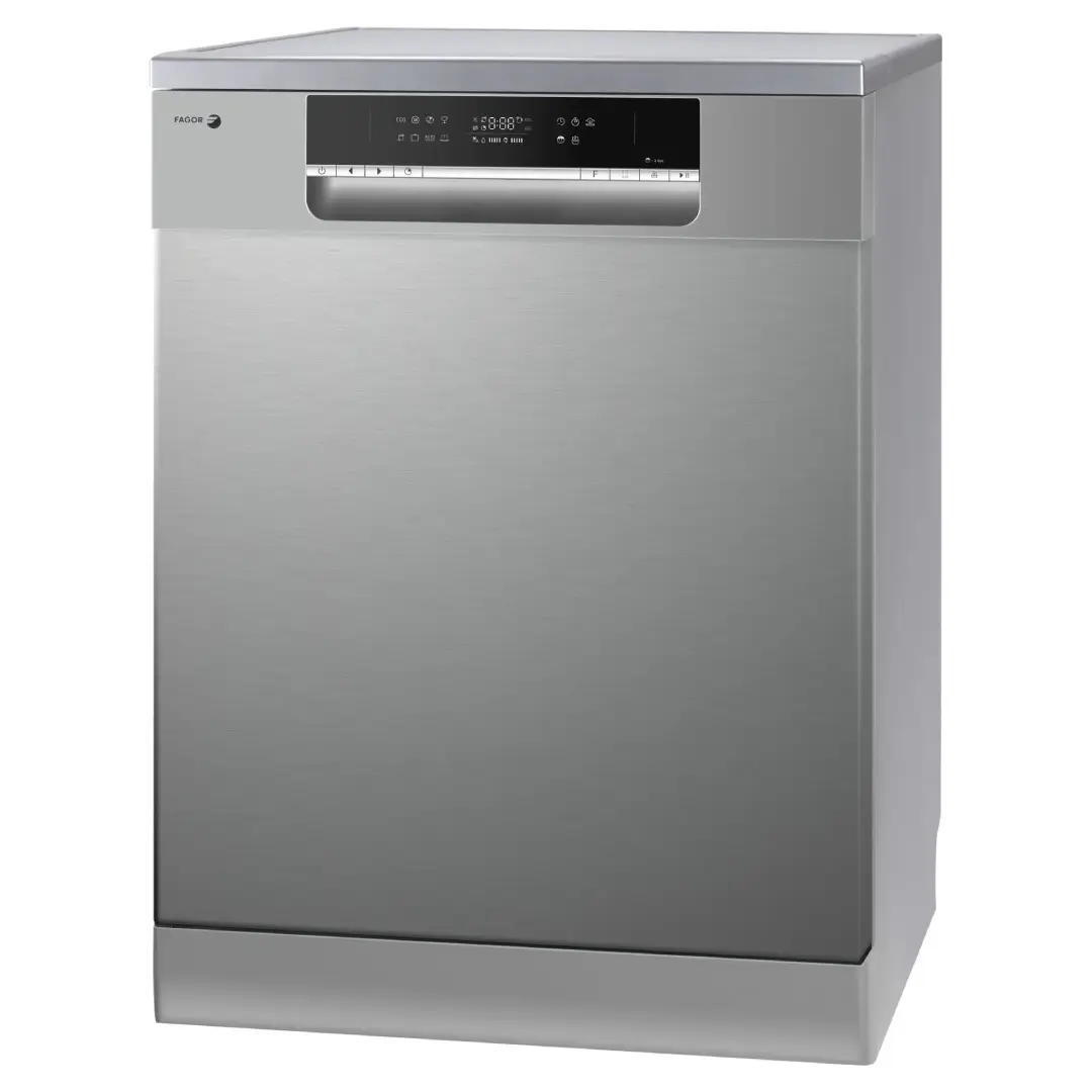 Lavavajillas Fagor 4LVF-623ADX en acero inoxidable vista frontal 60 cm