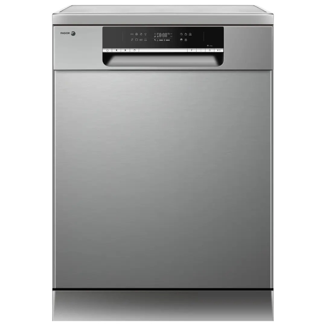 Lavavajillas Fagor 4LVF-635ADX en acero inoxidable vista frontal 60 cm