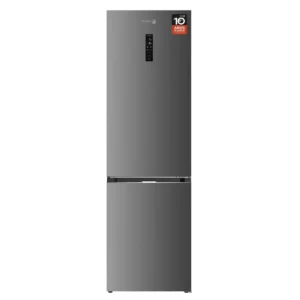 Frigorífico combi Fagor 3FFK-6877X en acero inoxidable vista frontal con display exterior