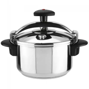 Olla a presión Magefesa Inoxtar Star-4 de 4 litros en acero inoxidable compatible con todo tipo de cocinas vista frontal