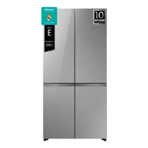 Frigorífico americano Hisense RQ-5P605NSVE de 4 puertas en acero inoxidable vista frontal