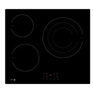 Placa vitrocerámica Fagor 3VFT-30AC de 3 zonas de cocción vista superior empotrable de 60 cm