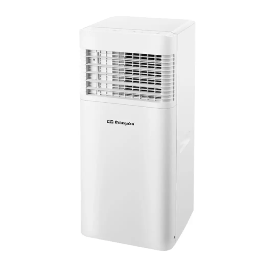 Aire acondicionado portátil Orbegozo ADR-9000 de 2250 frigorías con función calor, Clase A y gas ecológico R290, vista frontal principal.