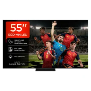 SQD-MINILED 55" 55C7L TCL E; 4K HDR10+ GOOGLE AUDIO BANG & OLUFSEN