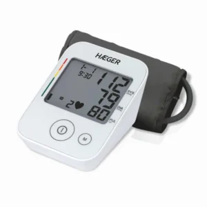 Tensiómetro digital de brazo HAEGER TM-ARM.003A para medición de presión arterial con pantalla LCD y brazalete ajustable