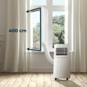 Cubierta aislante térmica Cecotec 08159 de 400 cm fabricada en 100% poliéster, vista frontal principal del producto extendido.