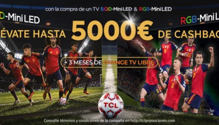 Promoción CashBack TCL 2026 - Electrocash