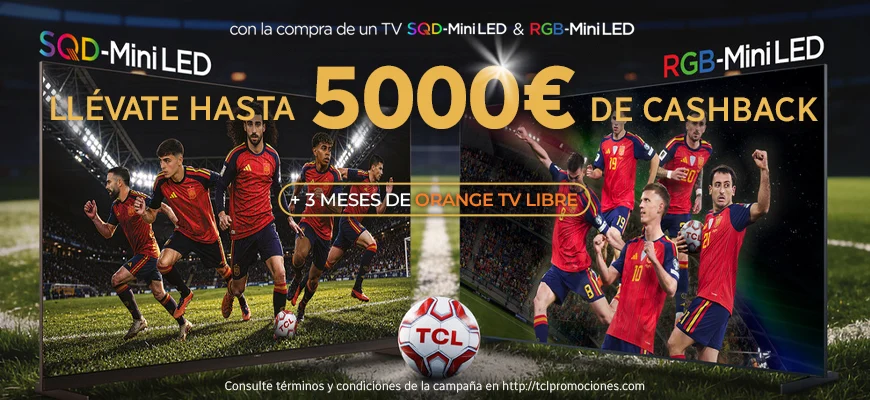 Promoción CashBack TCL 2026 - Electrocash