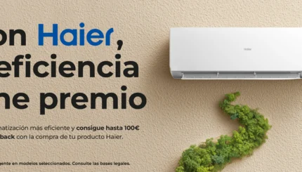 Cabecera web promoción Haier CashBack Junio 2026 - Electrocash