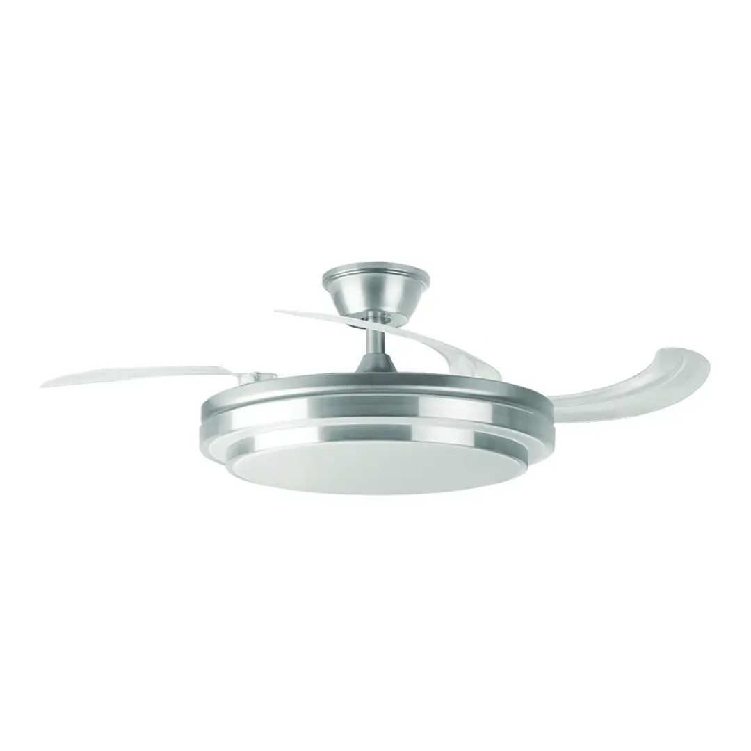 Ventilador de Techo Retráctil Orbegozo CP-159105 Inox 105cm 30W LED - Electrocash