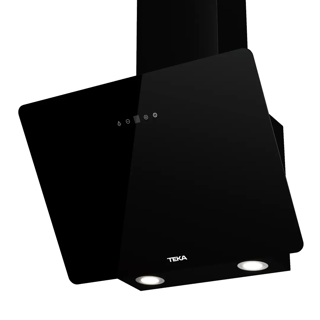 Campana Decorativa Teka DVB-64140 TOS 60 cm Cristal Negro Clase C - Electrocash