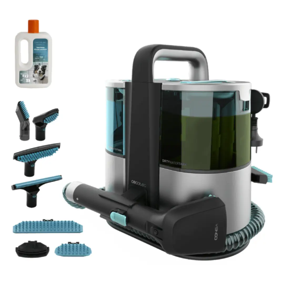Aspirador de Tapicerías Conga 6000 CarpetSpot Clean XL Cecotec 600W 14kPa - Electrocash