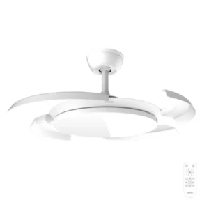 VENTILADOR TECHO ENERGYSILENCE AERO 4500 WHITE CECOTEC RETRÁCTIL 30W LED