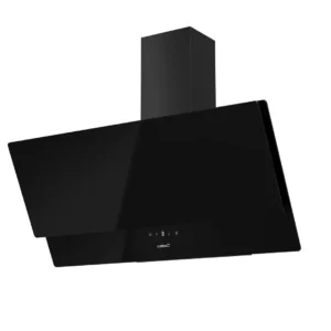 CAMPANA 90CM DECORATIVA VERTICAL JUNO+ 9000GBK CATA CRISTAL NEGRO 562M3/H