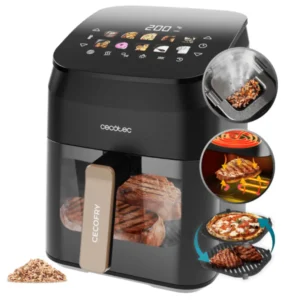Freidora de Aire Cecotec Cecofry&Grill Smokin' 4500 4.5L Ahumador - Electrocash